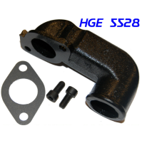 Water Connector for Volvo Penta Exhaust Elbow, fits Volvo Penta Diesel models AQAD40, AQAD40B, TAMD40A, and TAMD40B- 845528- HGE5528 - HGE